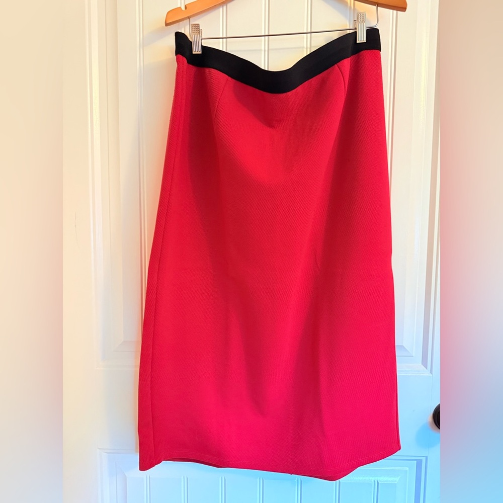 Lady in Red and Black Women's Skirt